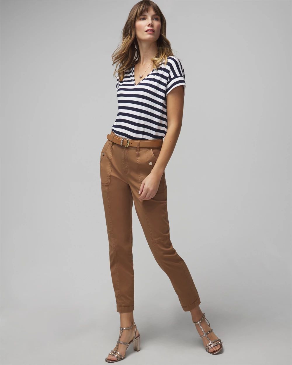 High Rise Pret A Jet Slim Ankle Pants White House Black Market